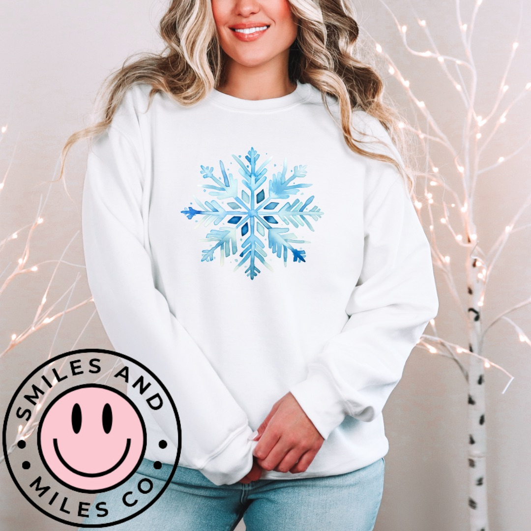 Watercolor Snowflake ❄️