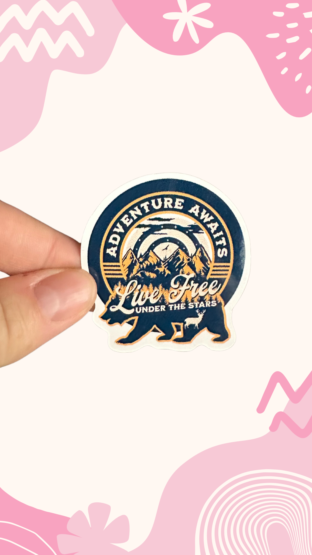 Adventure Awaits Sticker 🏔️