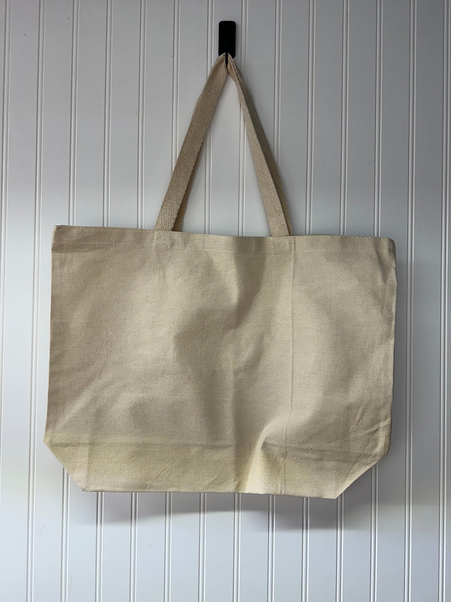There is no such thing as too many books- XL Canvas Tote Bag