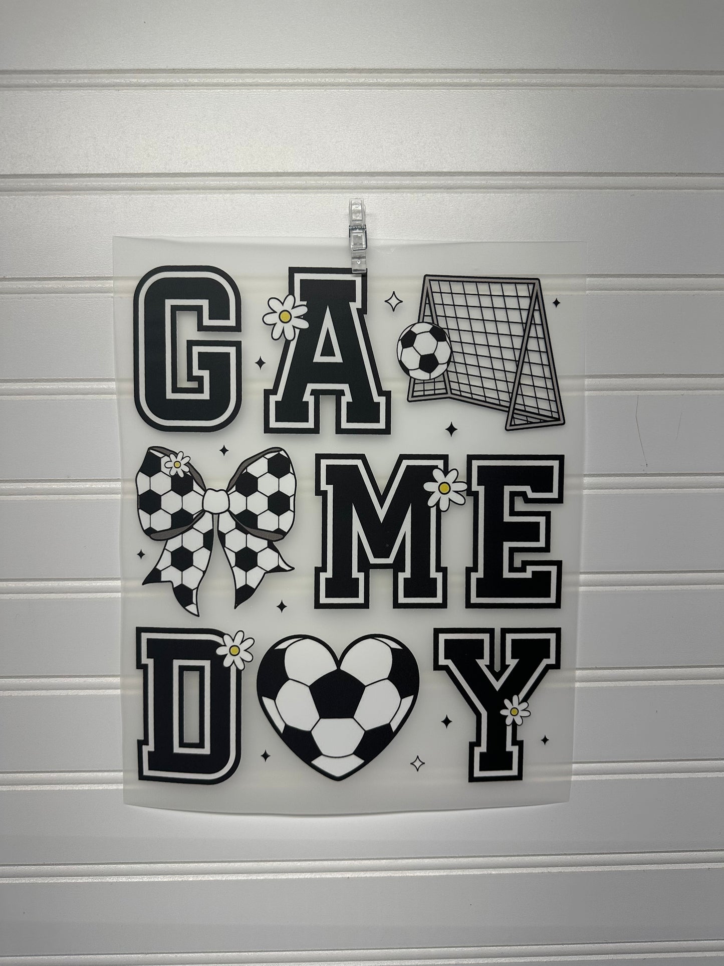 Game Day Soccer Bow